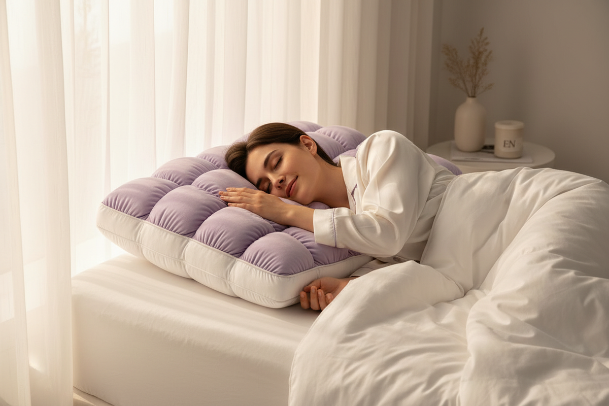 Premium Cloud Pillow Lifestyle with People